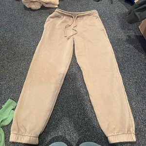 Zara tan sweatpants
